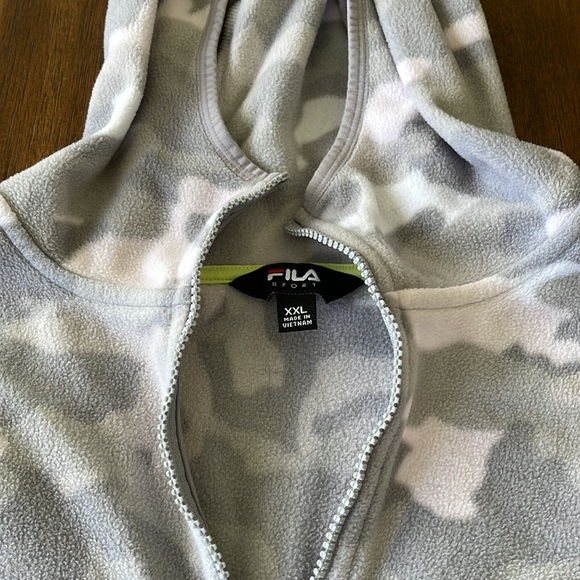 Fila camo zip fleece pull over - Picture 2 of 7